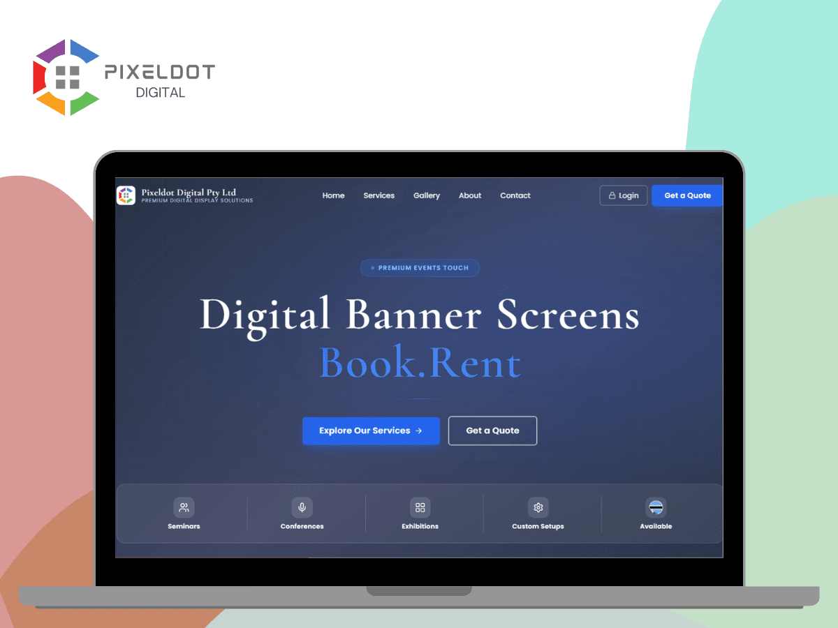 Pixeldot Digital — product showcase
